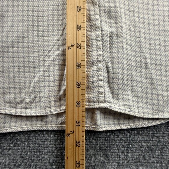 Etro Milano Italy Size 42 Button Up Shirt Long Sleeve Blue White Check Woven - Picture 4 of 14